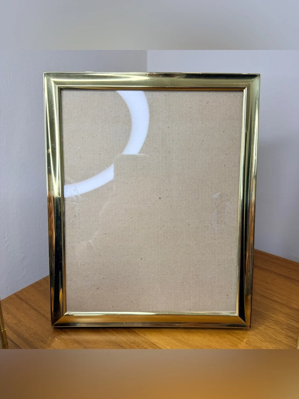 Vintage Gold Brass Photo Picture Frame Set of 3 Textured Smooth Mismatched